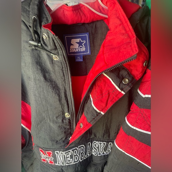 vintage 90s nebraska starter windbreaker - Picture 4 of 5